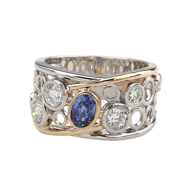 Sapphire ring modern online